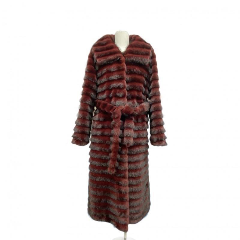Womens Faux Mink Fur Coat Loose Fit Warm Fashion Jacket Street Style Winter