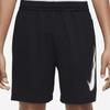 Nike Summer High-Waisted Loose Drawstring Kids Shorts Kids Bottoms Black DX5361-010