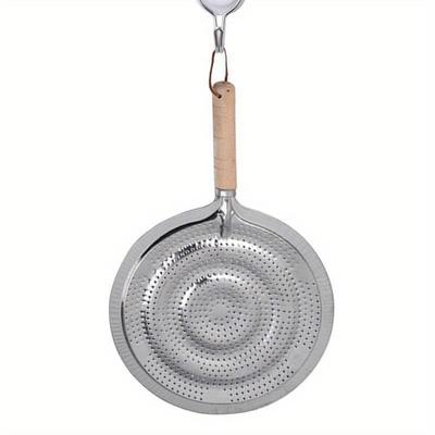 1pc 21cm Wooden Handle Thickening Heat Diffuser Reducer Flame Guard For Gas/Electric/Induction