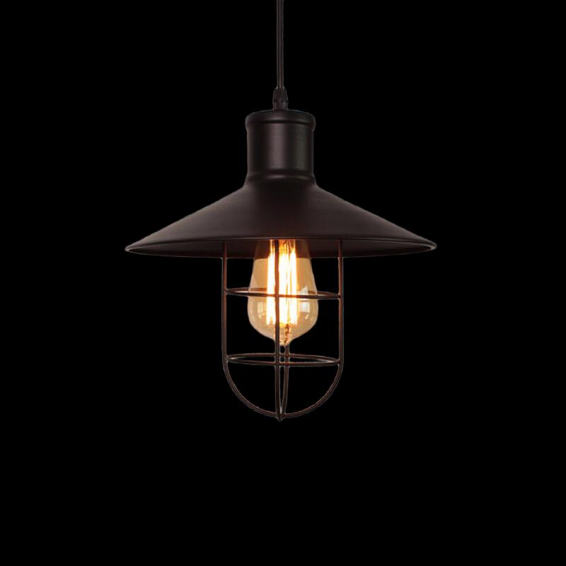 Vintage Pot Cover Pendant Light
