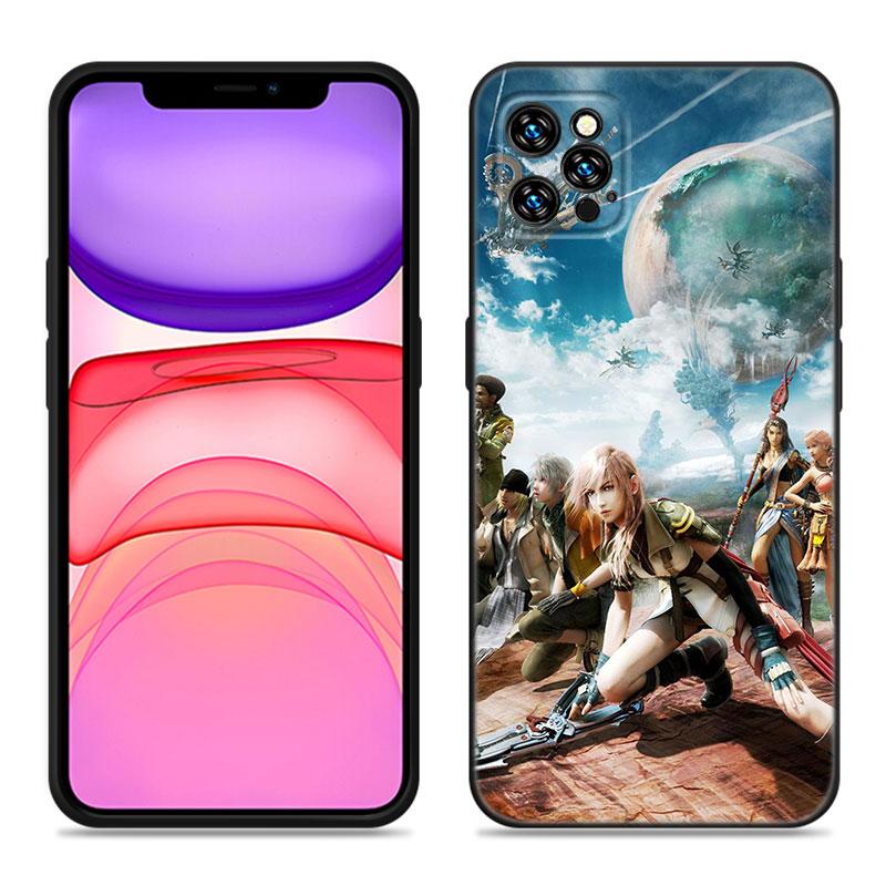 

Чехол для телефона Game Final Fantasy для Apple iPhone 12 13 Mini 11 14 15 Pro Max 7 8 Plus X XR XS SE 2020 2022 черный силиконовый чехол iPhone XR