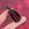 Red Fire Labradorite Pendant Copper Wire Wrapped Jewelry Handmade Gemstone Pendant Copper Wire Pendant Unique Style Jewelry Engagement Gifts
