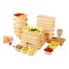 Abbaubare Einweg-Lunchbox aus Maisstärke
