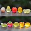 Resin Realistic Fruit Action Figures Model Toys For Educational Skills Prop