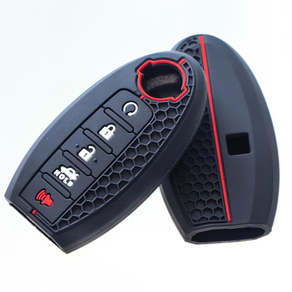 New Silicone Car Key Case Cover Keyless Remote Fob Holder For Nissan X Trail T32 Rogue Patrol Murano Htrail Maxima
