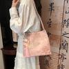 New Chinese Style Retro Bag Silk Jacquard Fashionable Minimalist Bag Shoulder Diagonal Cross Women's Shopper Totes AVE