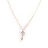 Altesse [L0159] - White Silver 'Key of Mysteries' Necklace