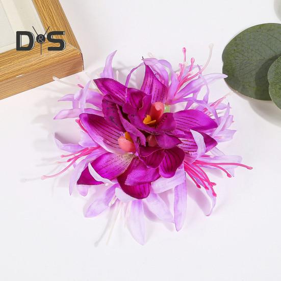 Flower Shape Hair Clip Women Summer Side Hair Pin 3D Flower Bang Hairpin for Daily Wear Various Occasions