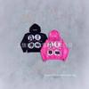 2025 new American European and American 3d digital printing street rock character casual hoodie sweater