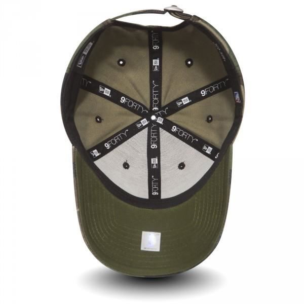 NBA Chicago Bulls Kappe New Era Camo 9forty Ausgewaschen Schwarz