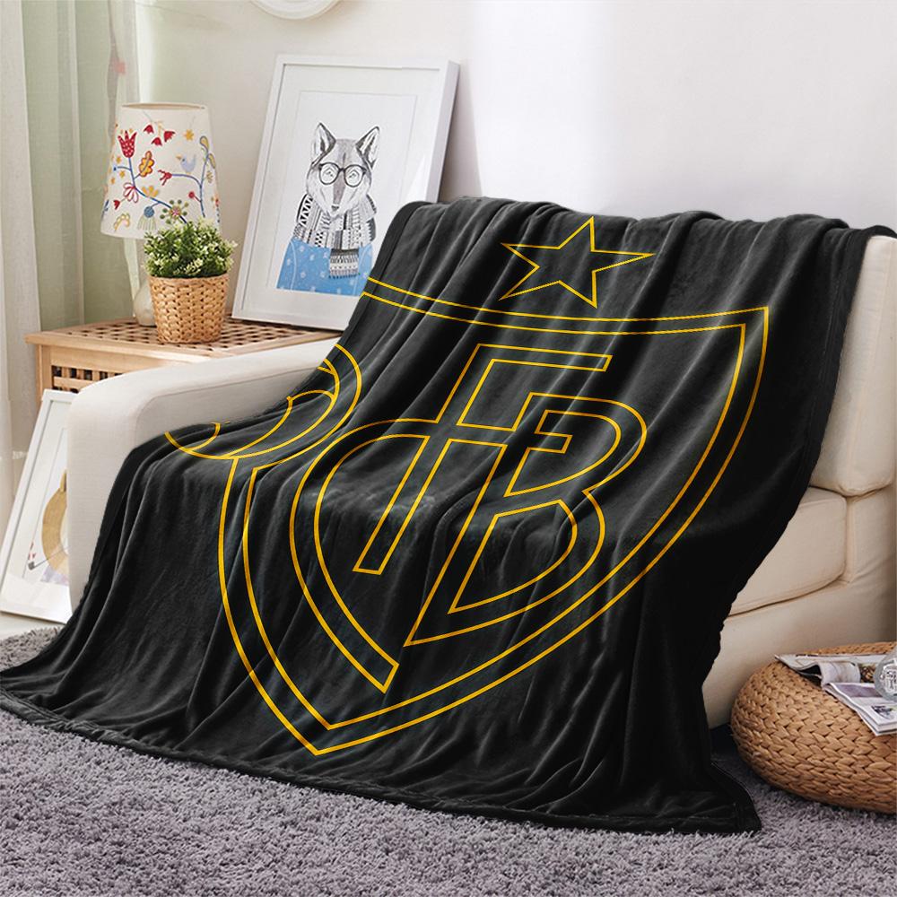 FC Basel  FlAannel Blanket, High Quality Comfortable for All Seasons, Home Decor, Warmth and Comfort