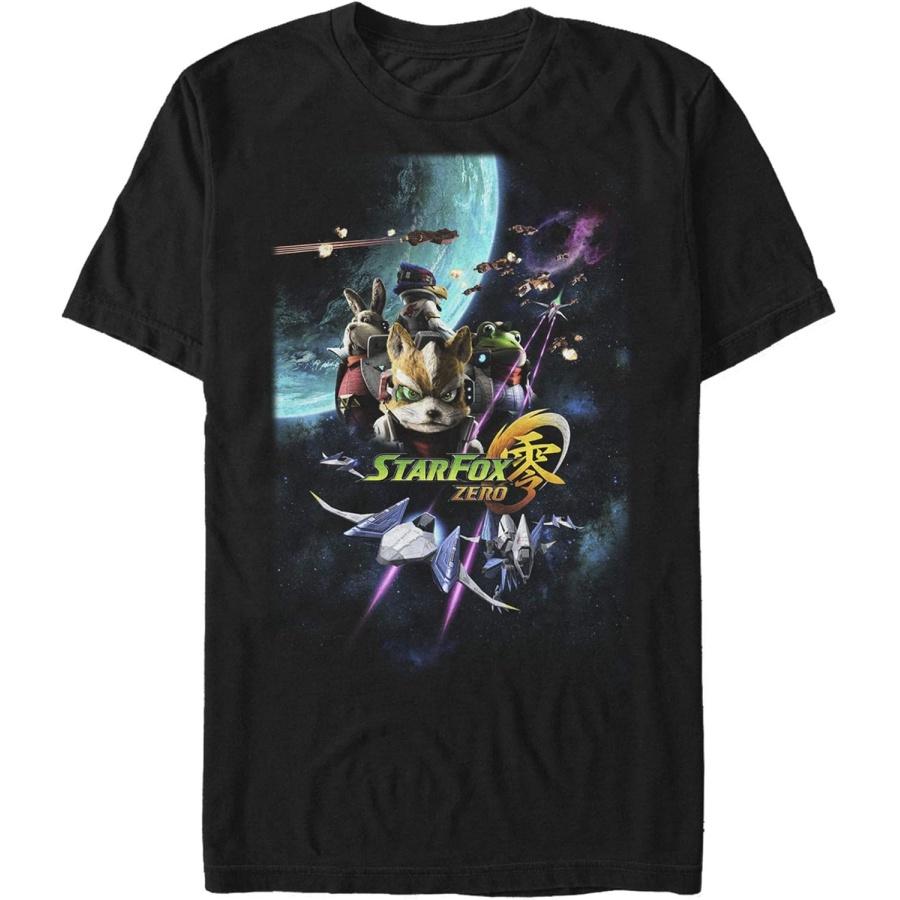 Fifth Sun Men s Nintendo Starfox Poster T-Shirt S