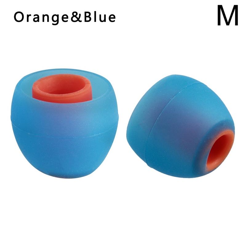 12 Pcs 3.8mm In-Ear Earphone Sleeve Universal Colorful Soft Silicone Earbuds Replaceable Rubber Ear Tips Headphone Accessories
