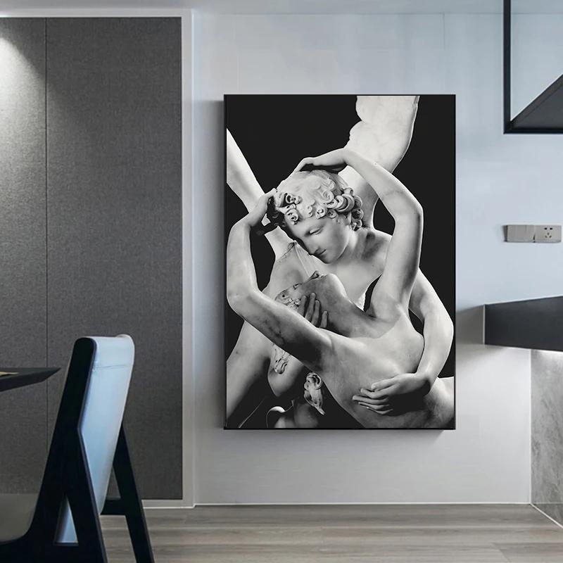 Greek Mythology Body Sculpture Poster Ancient Greek History Prints Canvas Painting Wall Art Pictures Home Living Room Decoration