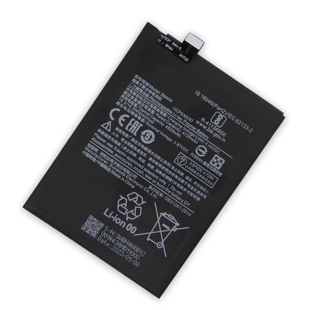 Baterie de telefon de schimb BM4W pentru baterii de telefon Xiaomi Mi 10T Lite 5G 4820mAh cu instrumente