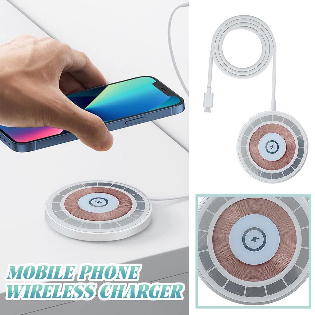 Fast Charging Magnetic Wireless Charger Suitable For Mobile Phone Type-C