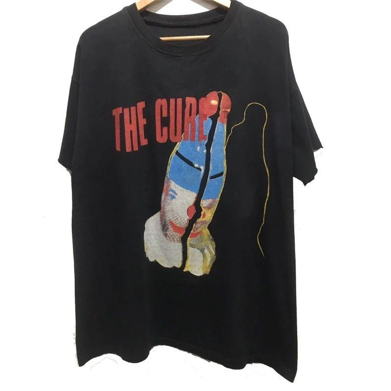 1992 The Cure TreatUnisext Band Vintage Casual Tshirt Rock Punk Band Print Top 2026 New Tops Loose Print Streetwear Unisex
