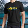New Shirt Swedish Flag T-Shirt, Vintage Logo Active T-Shirt Funny Size S To 5XL