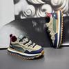 Spring and Autumn New Men's Fashion Sneakers Youth Trendy Versatile Casual Shoes Thick soled High Rise Soft soled Running Shoes