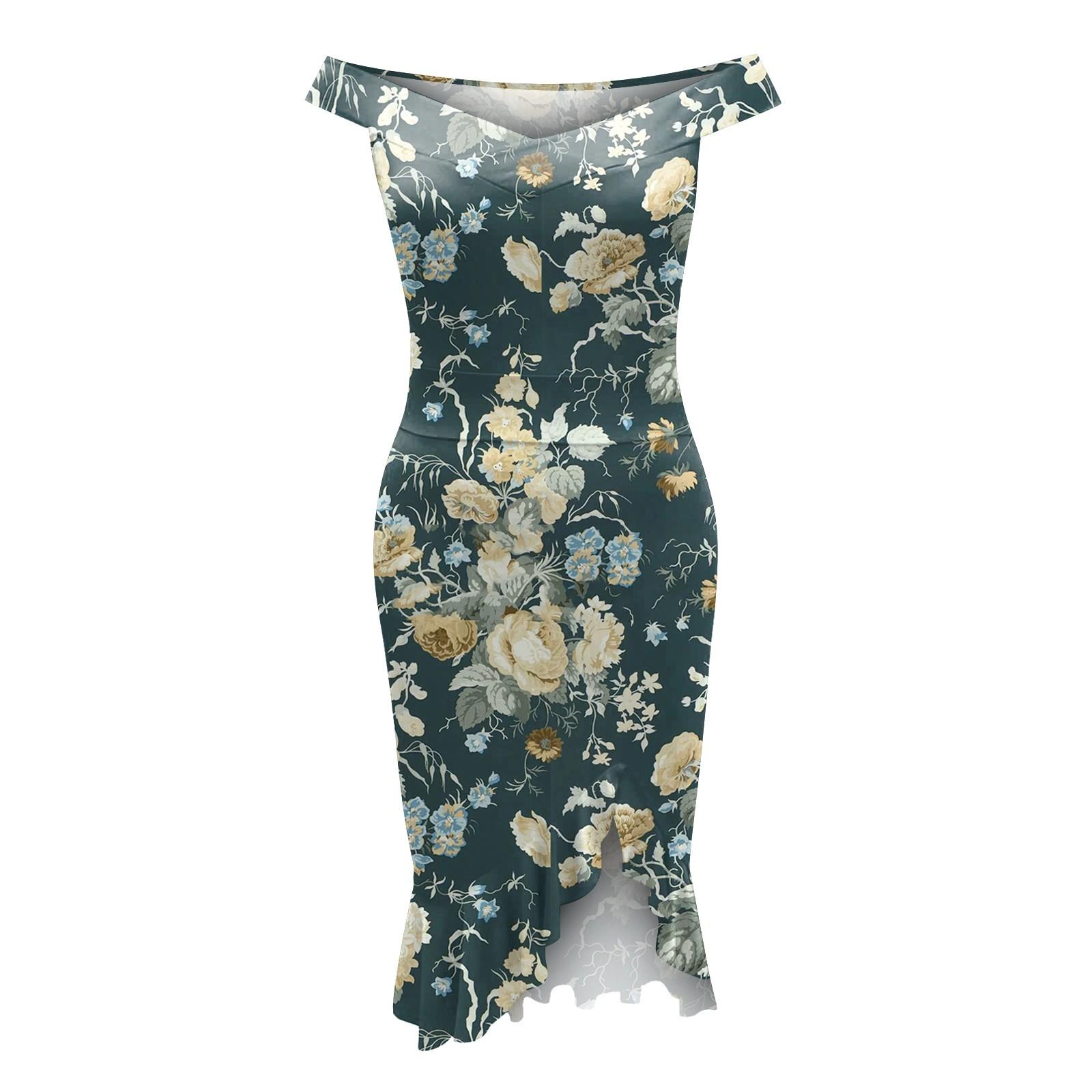 Женские повседневные платья для вечеринок с цветочным принтом — фото 6