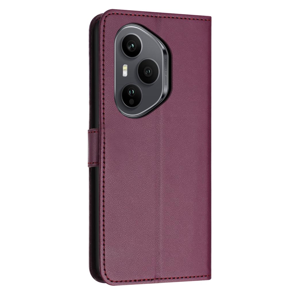 Für Honor 400 Pro 5G (Global) Hülle Ständer Brieftasche Leder Handyhülle mit Riemen