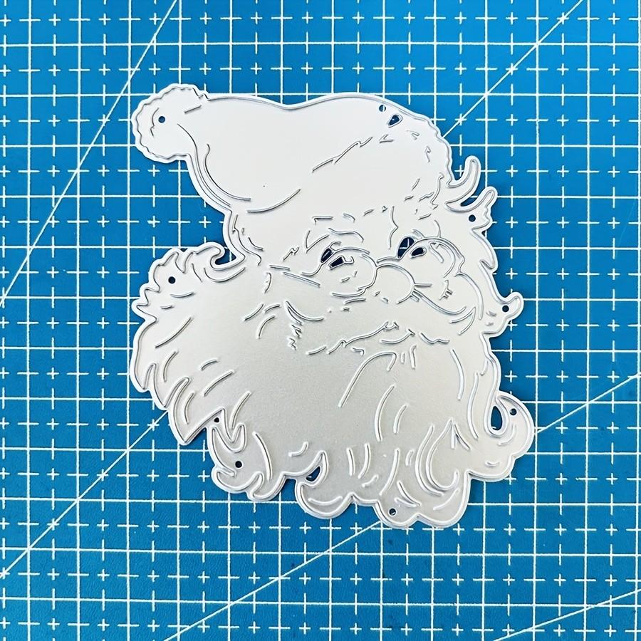 3 Stück Weihnachtselemente Stanzformen für Kartenherstellung, Weihnachten Weihnachtsmann Stanzformen, Weihnachten Schneemann Metall Stanzform, Scrapbooking Stanzformen