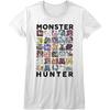 American Classics Monster Hunter Collage Let's Hunt Video Game Junior T-Shirt