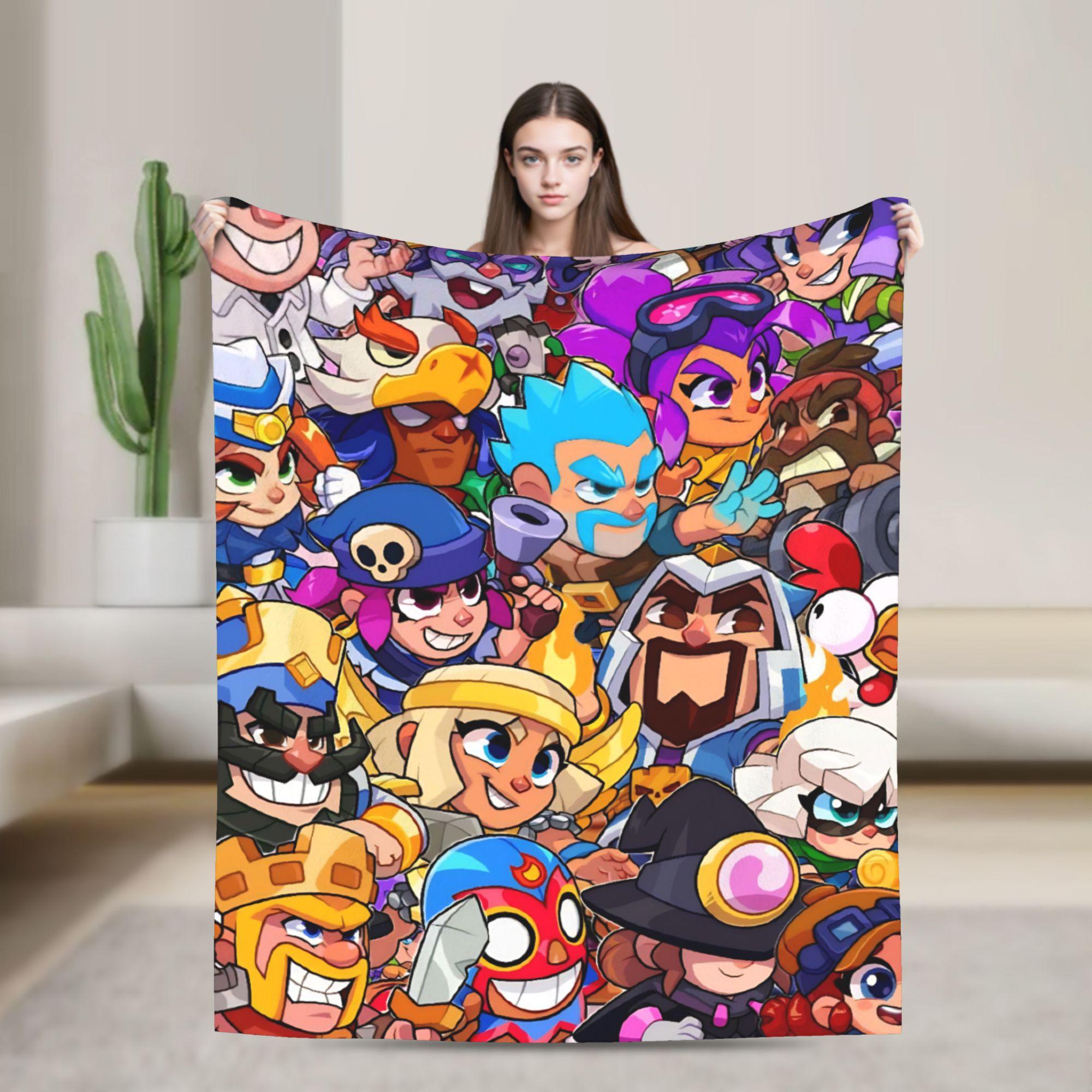 Squad Busters Game Blanket Quality Soft Throw Blanket Autumn Airplane Travel Home Decor Funny Bedspread 75X95CM