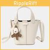 Chic Minimalist Pu Material Bucket Bag Spacious And Trendy Tote Bag For Everyday Use
