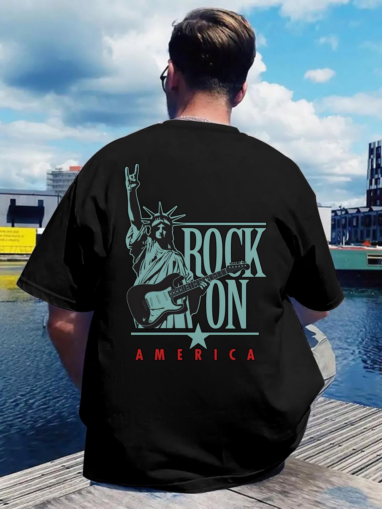 Vintage Rock Band Print T-shirt M