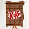 Snack K KitKat Throw Flannel Throw Blanket Suitable for Sofa Living Room Bedroom