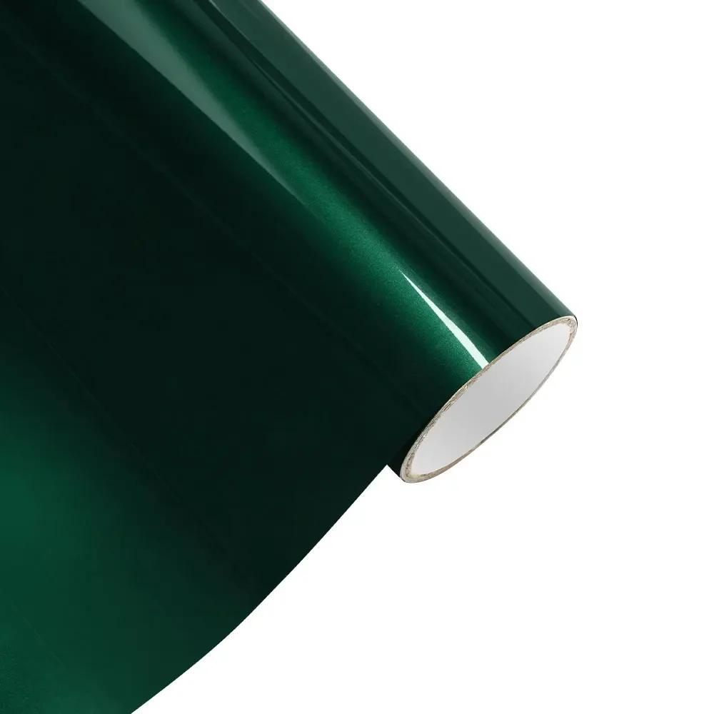 Car PET Agate Green Metallice Vinyl Film Auto Decal Sticker With Air Release Technology Motorcycle Car Body Decor Accessories