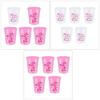 Western Cowgirl Cups Reusable Plastic Drinkware Bride Cups for Team Parties Bachelorette Wedding Decoration Props 5PCS