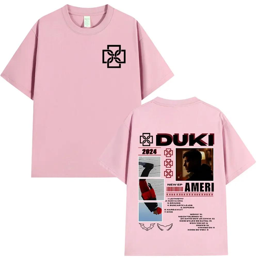 Rapper Duki Album Merch T-shirt Unisexs Women Clothing Cotton Oversized T-shirts Fashion Hip Hop Short Sleeve T Shirts Fans Gift