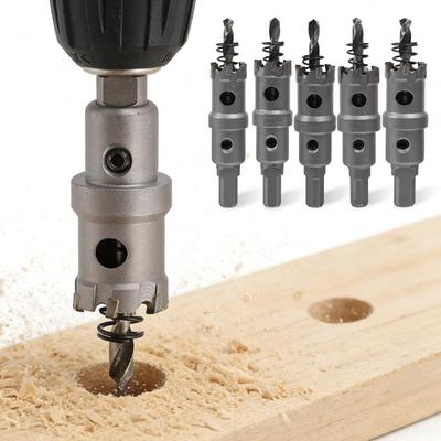 Hartmetallspitze TCT Bohrer Edelstahl Metall Locher Bohren Holzbearbeitung 20-24mm Lochsägen Fräser Öffner Werkzeuge