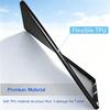 Tzion Case for Mi Pad 5 / 5 Pro 11 Inch Shockproof Ultra Thin Soft TPU Black Shell