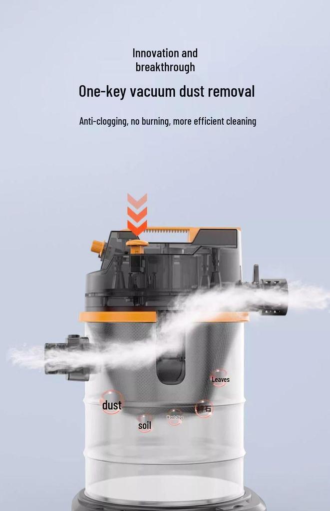 High Suction Vacuum Cleaner for Wet/Dry Use - Ideal for Initial and Grout Cleaning, Car Washing, and Industrial Needs