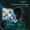 USB Rechargeable Silent Clip-On Fan: Portable Mini Desktop with Strong Airflow