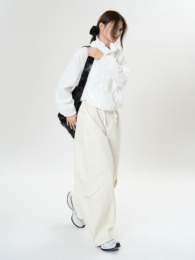 Korean INS Design Spring Pleated Sun Protection Jacket for Women