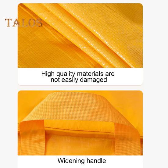 Storage Bag with Reinforced Handle Large Capacity Dustproof Moisture-Proof Organizer Thickened Oxford Cloth Storage Pouch