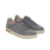 Wildleder Rund Zehenpartie Niedrige Schaftform Freizeit Schuhe Grau Schmaler Schnitt 1029607