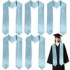 European & American Graduation Stole with Custom Embroidery or Heat-Printed Logo