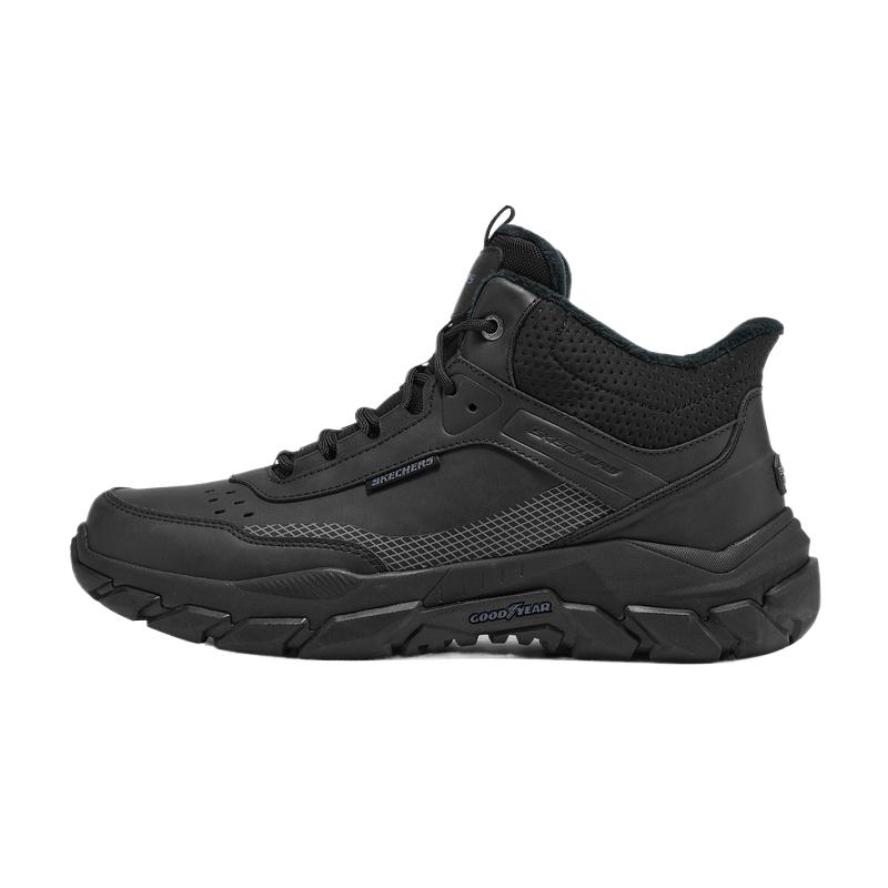 Skechers Santoro Trendy Fashion Versatile Short Snow Boots Men boots 211260-BBK 39.5