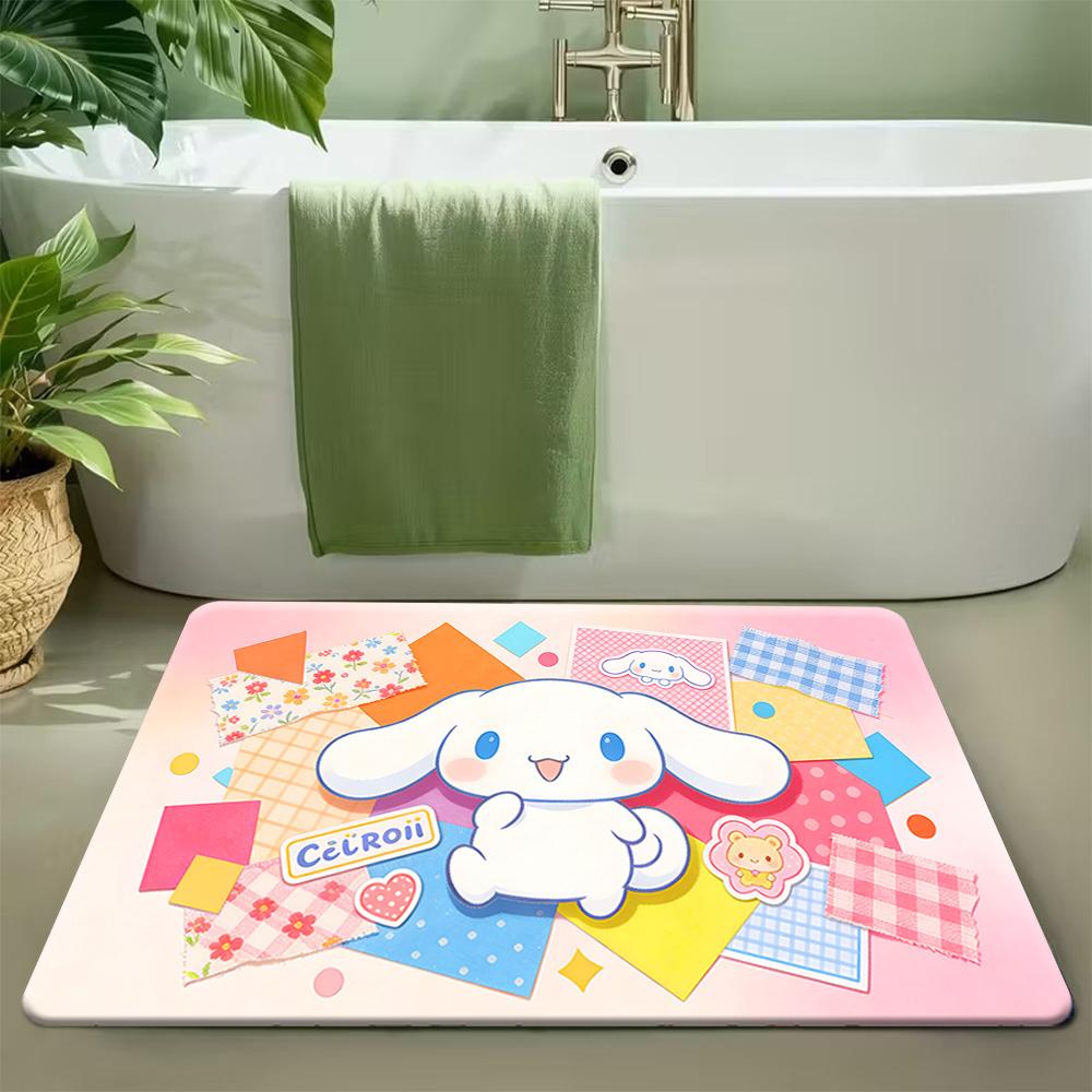 

1pc of Sanrio Hello Kitty Family Patterned Vintage Large Carpet for Living Room Decoration, Floor Mat, Bay Window Coffee Table 40cm x 60cm