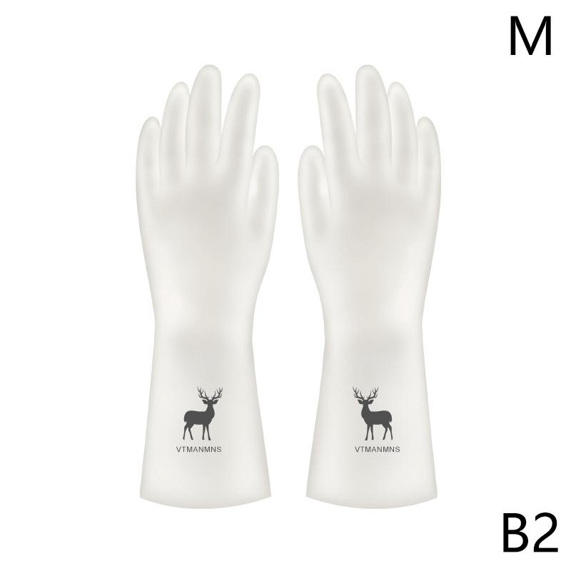 Egyszerű stílusú háztartási mosogatókesztyűk női mosóruhák vízálló gumikesztyűk vékony háztartási kefe tál Latex kesztyűk