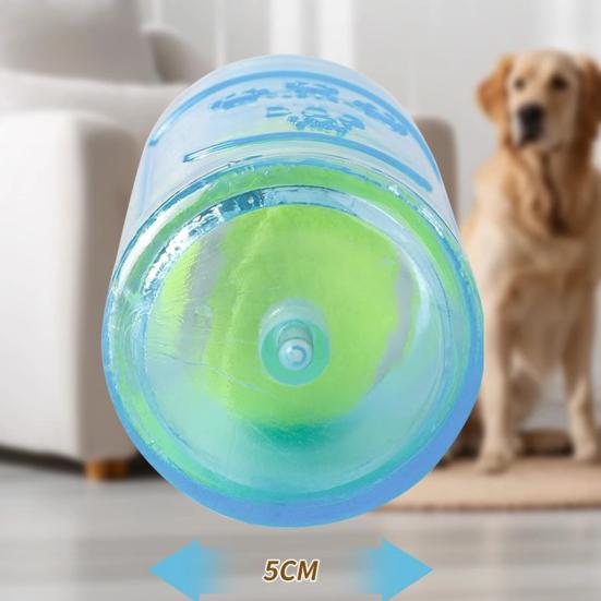 Water Bottle Dog Toy Squeaky Dog Chew Toys for Aggressive Chewers Interactive Plastic Water Bottle