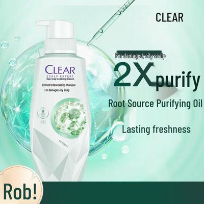 CLEAR Šampon pro revitalizaci a kontrolu mastnoty vlasové pokožky