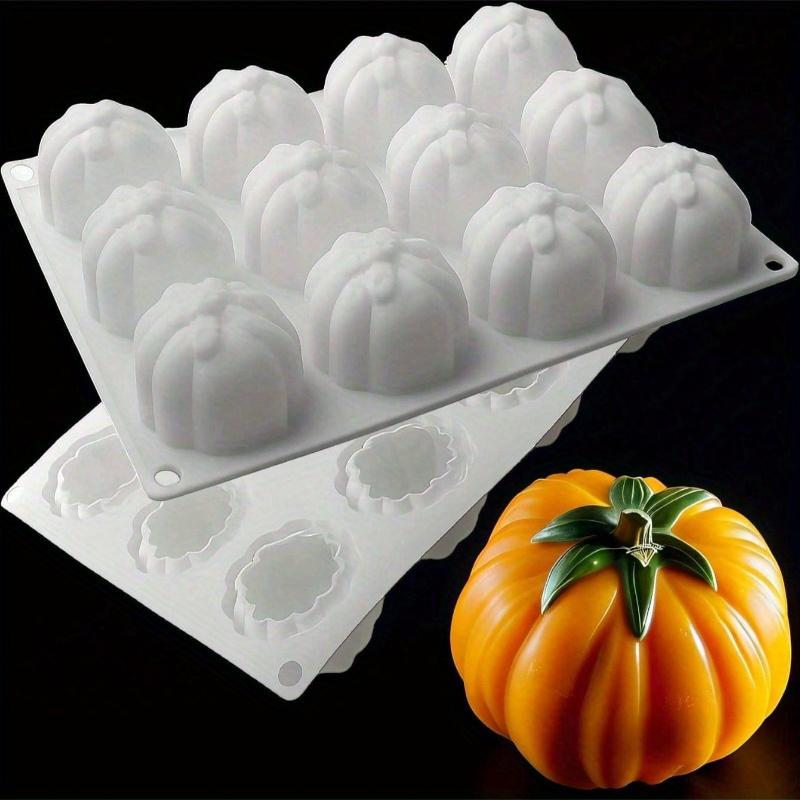 Stampo in Silicone di Zucca di Halloween per Realizzazione Candele, Stampo Frutta Dachshund per Aromaterapia, Stampo per Sapone in Gesso, Articoli di Halloween