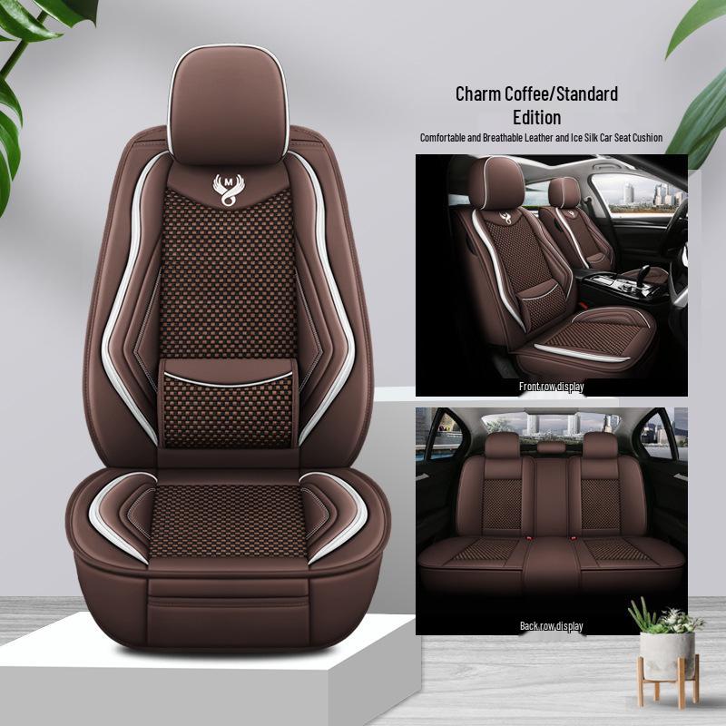 Huachen Zhonghua H-Series Ice Silk Universal Car Seat Cushion - Four Seasons Full Coverage