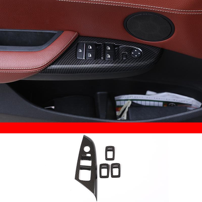 For BMW X3 X4 F25 F26 2011-17 ABS Carbon Fiber Interior Center Control Panel Air Conditioner Air Vent Frame Trim Car Accessories